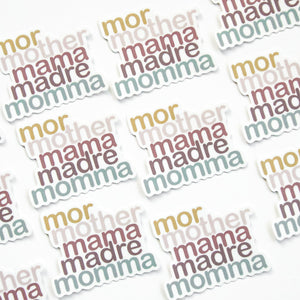 mor, mother, mama, madre, momma sticker